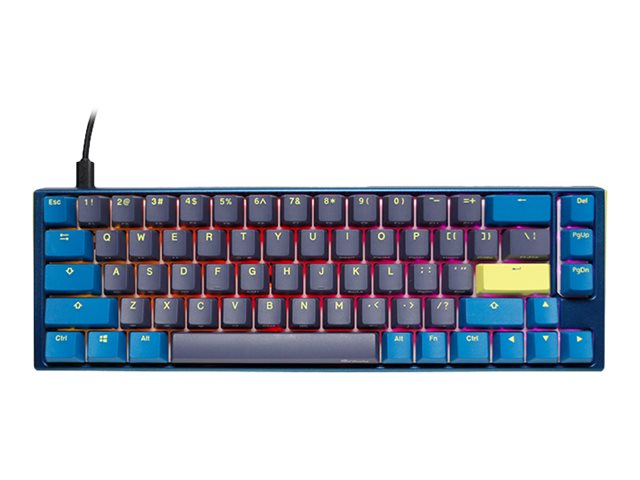 Ducky One 3 SF - Tangentbord - väska - USB 2.0 - QWERTZ - tyska - tangentbordskontakt: CHERRY MX Red - daybreak, tysk layout | Spel - Gamingmöss & Tangentbord - Gaming tangentbord | GameStuff