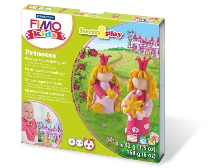 Staedtler Fimo Kids Prinsessor (S803406) | Leksaker - Kreativitet - Spela degen | GameStuff