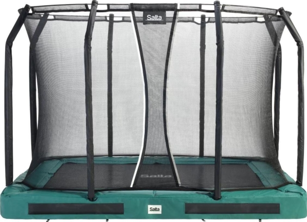 Trampolin Salta Premium Ground 305x214 grönt | Utomhusleksaker - Studsmattor & Hoppborg - Studsmattor | GameStuff