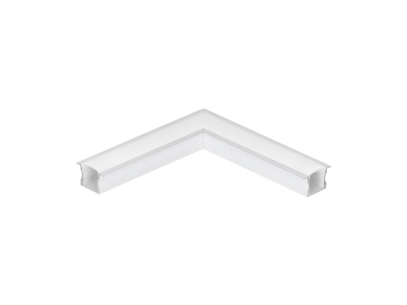 EGLO 98993, Väggmonterat hörnfäste, Innertak/vägg, Vit, Gjuten aluminium, 0,4 g | Tillbehör och reservdelar - Diverse | GameStuff