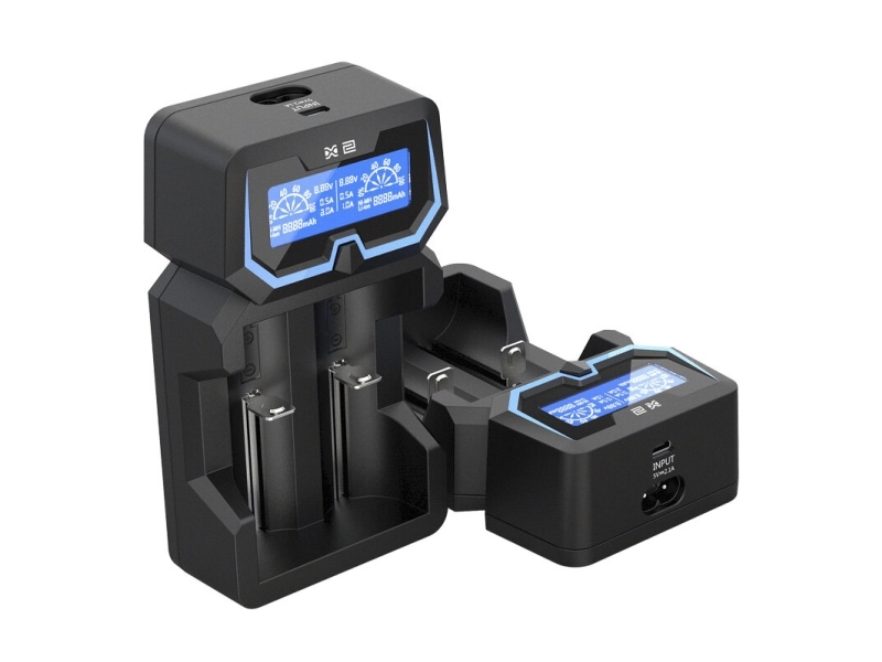 XTAR X2 Laturi Li-ion 18650 sylinterimäisille akuille