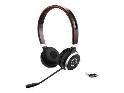 Jabra Evolve 65 Se Uc Stereo - Headset - På Øret - Bluetooth - Trådløs - Usb - Optimeret Til Uc - For Jabra Evolve Link 380A Ms