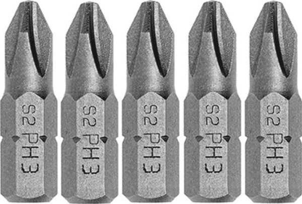 Högert Technik Krydsbits 25Mm S2 Ph3 5 Stk (Ht1s303)