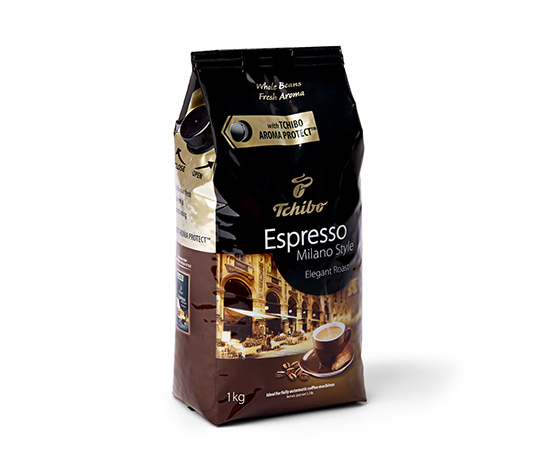 Tchibo Espresso Milano Style, 1 Kg, Espresso, Letristet