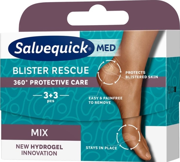 Salvequick Blister-Pflaster Im Blister, 6 Stk.