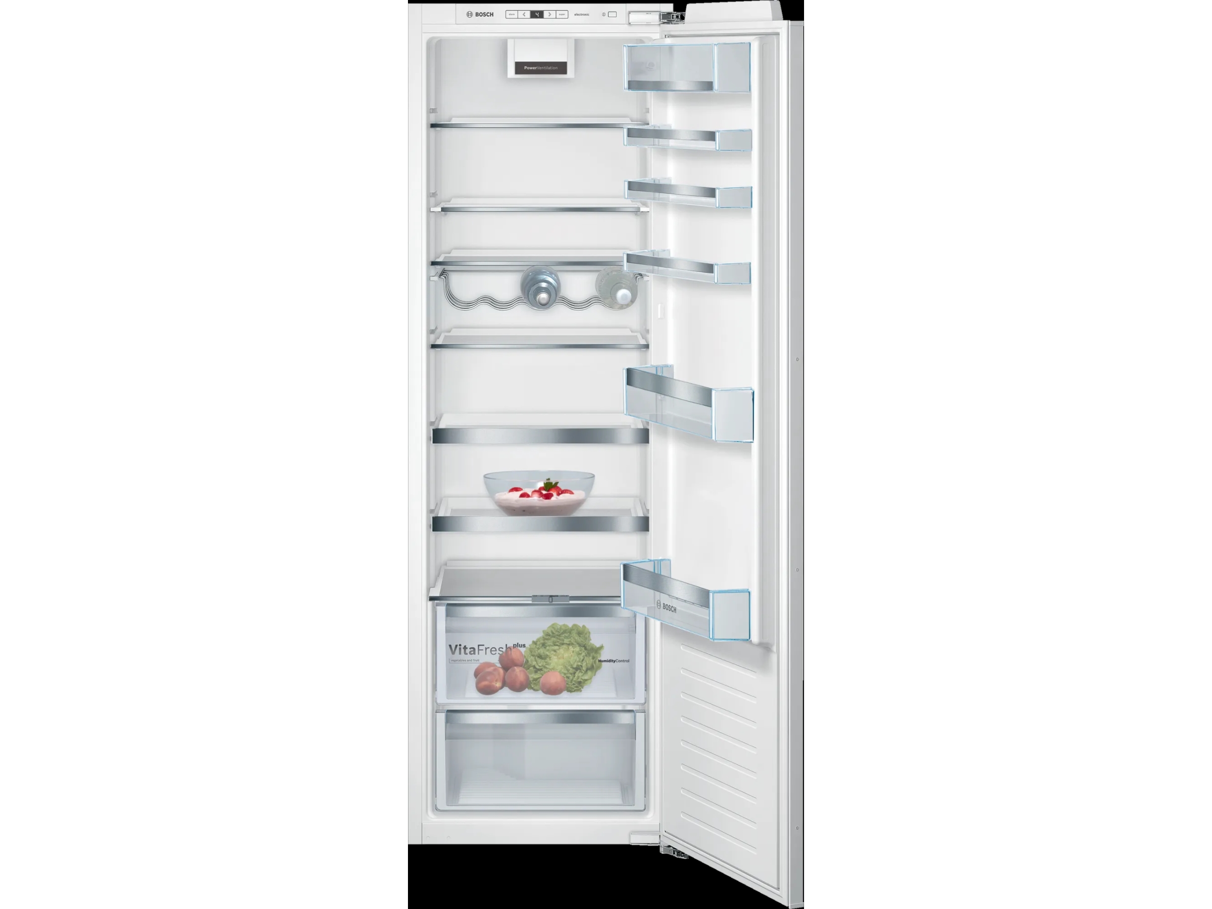 Bosch Serie 6 KIR81ADE0 - Kylskåp - inbyggd - fördjupning - bredd: 56 cm - djup: 55 cm - höjd: 177.5 cm - 319 liter - Klass E | Vitvaror - Kyl & Frys - Kylskåp | GameStuff