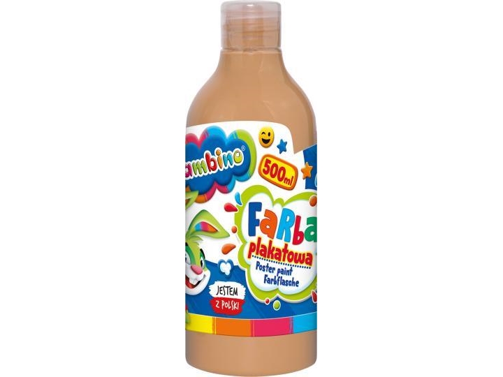 Plakatfarbe In 500 Ml Flasche Bambino Uni Weiß