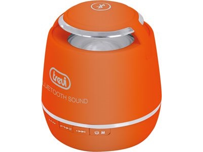 Trevi 0Xp07109, 3 W, Ledning & Trådløs, Micro-Usb, Bærbar Stereohøjttaler, Orange, Sfærisk