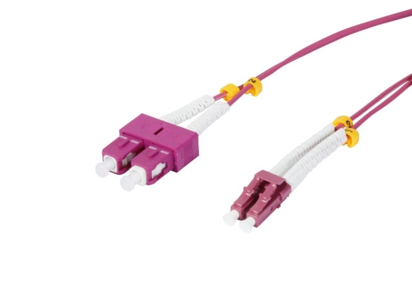Lwl2faserpatchk 10mtrlcsc 50125umom4 Ad2mm Fleksibel Bøjningsaflastning Synergy 21