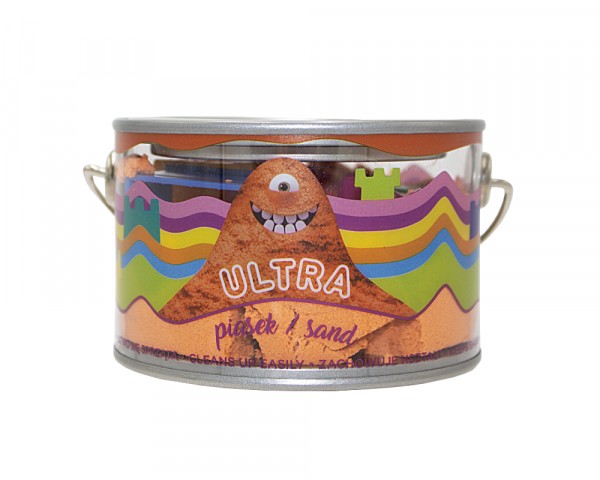 UltraSand sand 200 g dåse 5 forme orange forme Castle