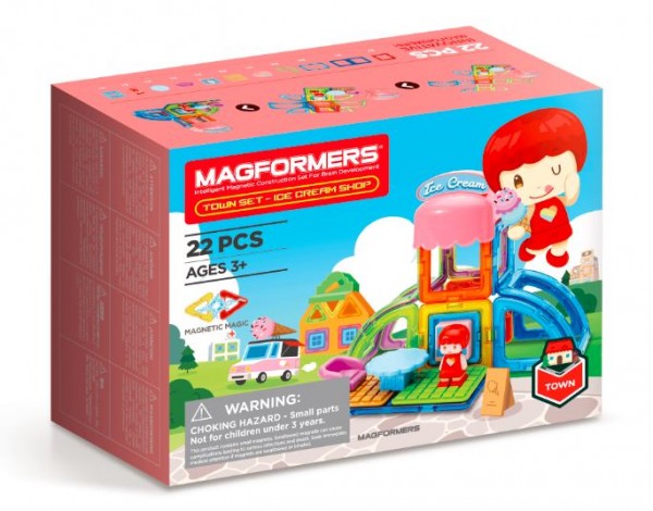 Magformers 717008, Eis-Truck, 3 Jahr(E), Mehrfarbig, Metall, Kunststoff