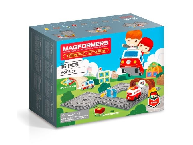 Magformers 717010, Auto & Rennen, 3 Jahr(E), Aa, Mehrfarbig, Metall, Kunststoff