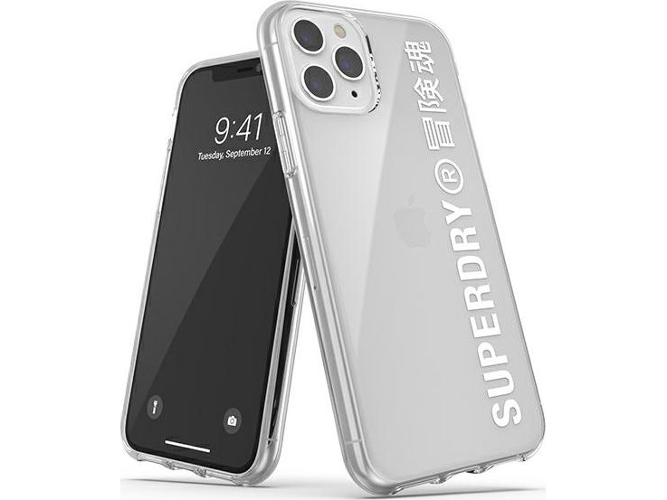 Dėklas Superdry Snap Case Clear Iphone 11 Pro Max Transparent / Baltas