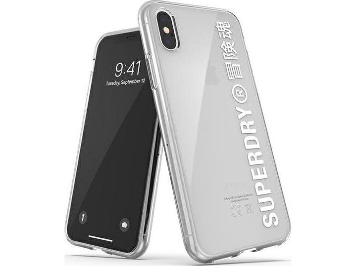 Dėklas Superdry Snap Case Clear Iphone X/Xs Transparent / Baltas