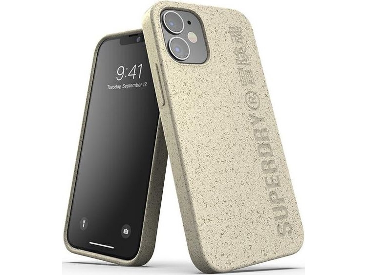Superdry Snap Apple Iphone 12 Mini Compostable Dėklas Telefonui Smėlio Spalvos 42623