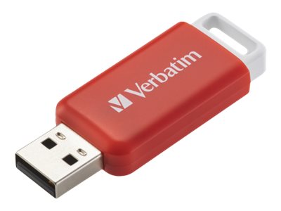 Verbatim Databar - Usb-Flashlaufwerk - 16 Gb - Usb 2.0 - Rot