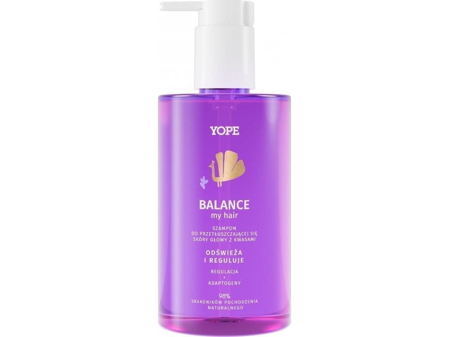 Yope Balance My Hair Shampoo For Oily Scalp With Acids 300Ml