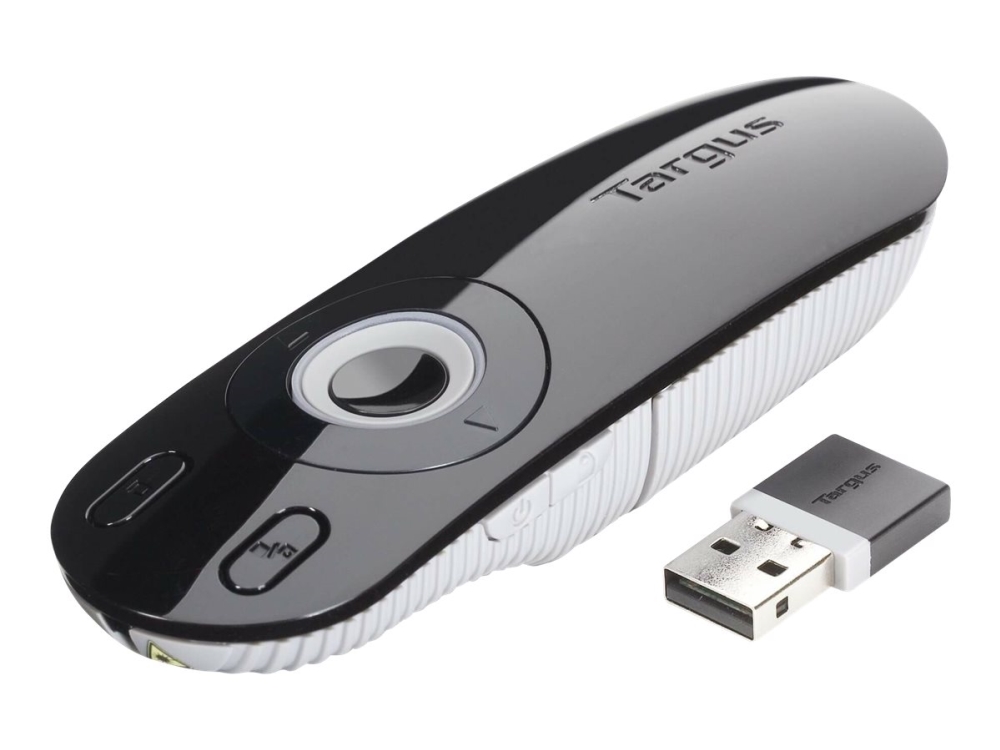 Targus - Fjärrstyrd presentation - RF - grå, svart | Möbler - Tavla & Displays - Videokonferens | GameStuff