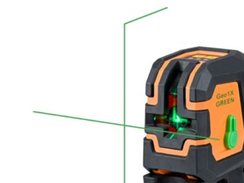 Geo-Fenchelkreuzlaser - Geo1x, Grün Selbstnivellierend, Inkl. 4Xaa Batterie &Amp Softcase