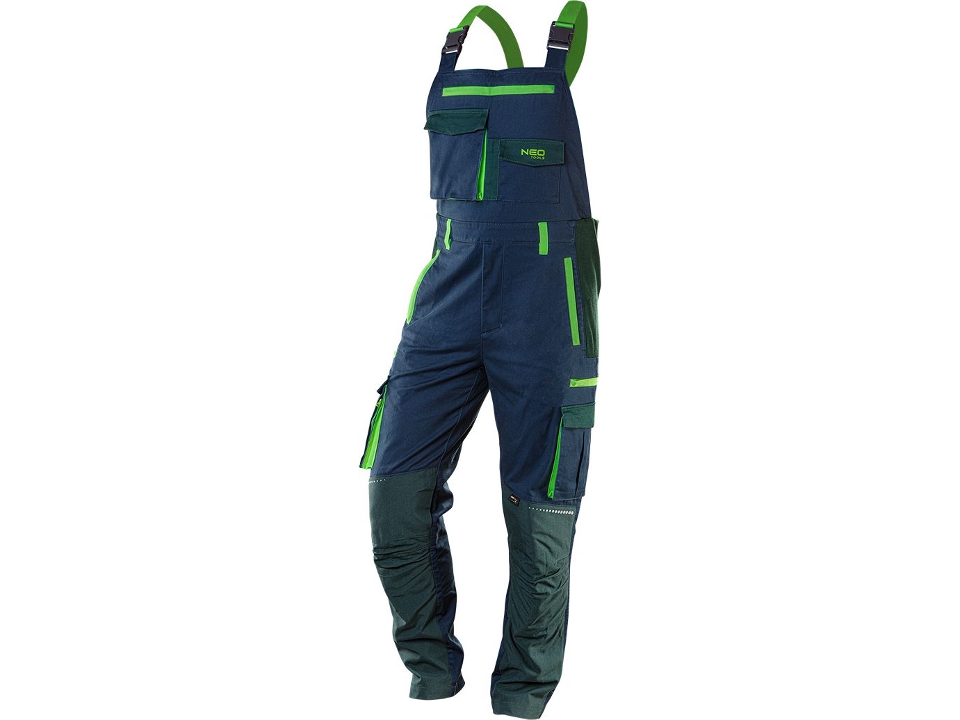 Neo Work Dungarees (Premium Work Dungarees, 62% Baumwolle, 35% Polyester, 3% Elastan, Größe Xxxl)