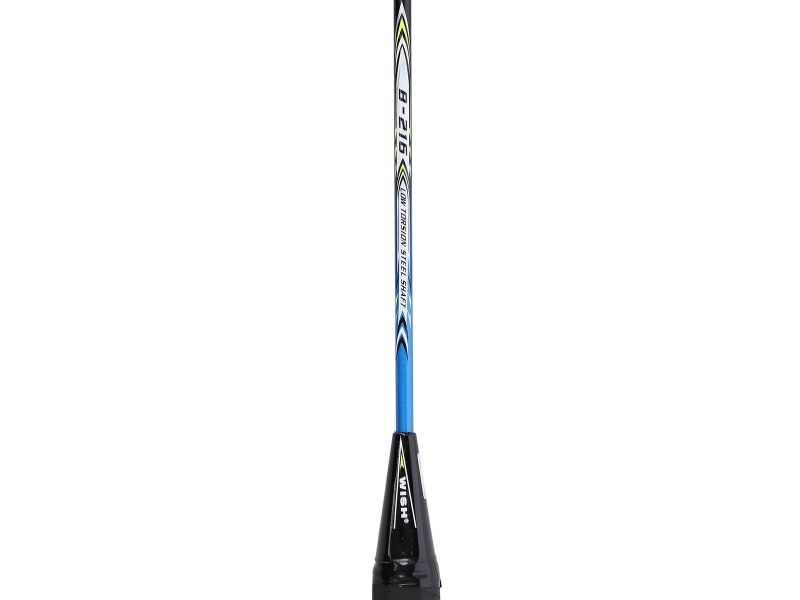 WISH STEELTEC 216 blå/sort ketsjer til badminton WISH