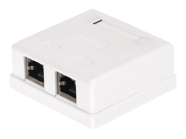 Netrack Complete - Eluttag - RJ 45 - 2 nätverksuttag - vit | Lauritz Knudsen - Övrige El-artiklar (LK) - LK IHC NET® Trådlös | GameStuff
