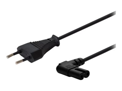 Savio Cl-144 Power Cable Black 3 M Angled, 3 M, 2-Polig, Iec Type E (3.4 Mm, 3.1 Mm)