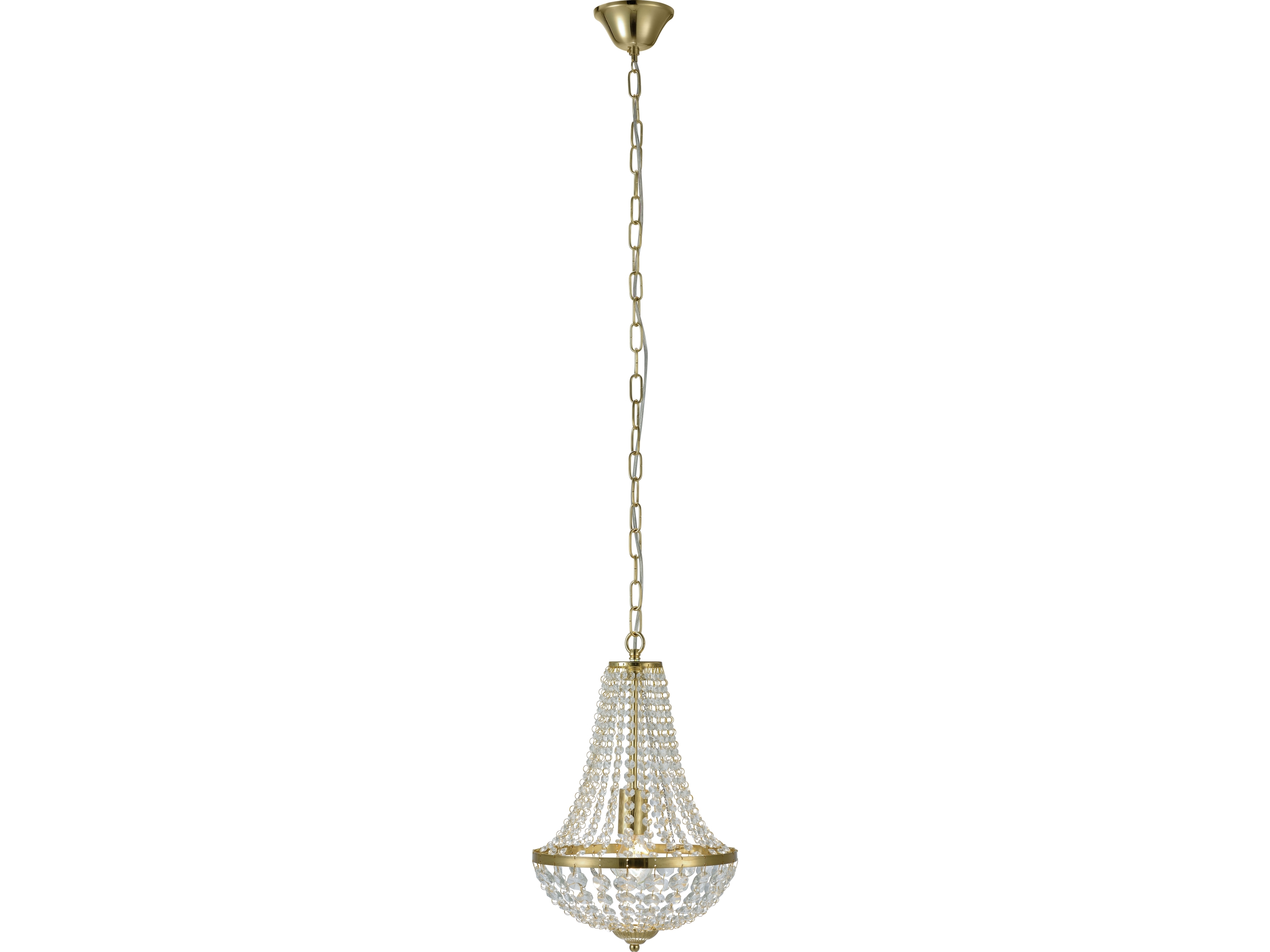 Gränsö 1 Lysekrone Brushed Brass Markslöjd - Stue - Metal