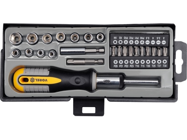 Vorel Driver With Tool And Bits 36El.