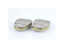 3M-Gasfilter 6057 Abe1r Gegen Org./ Anorg.Gase+Dämpfe (Pack Mit 2 St) (7100006000)