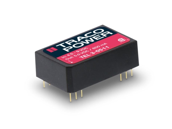 Traco Power TEL 3-2412, 20,3 mm, 10,2 mm, 31,8 mm, 12,4 g, 3 W, 18-36 V | DC - DC | GameStuff