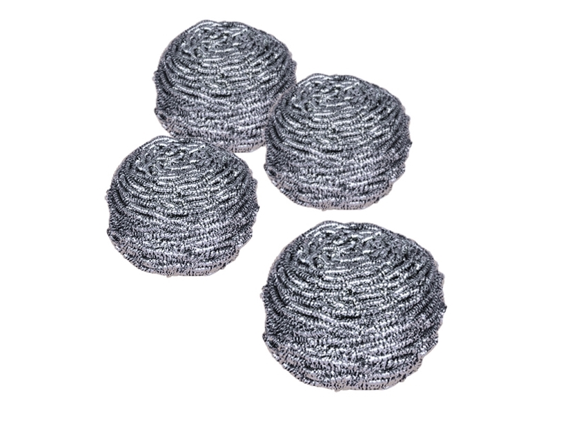 Stålsvamp, ABENA, neutral, 9x11,5x8cm - (10 st.) | Rengöring - Avtorkning - Trasor och liknande - Svampar och skurprodukter | GameStuff