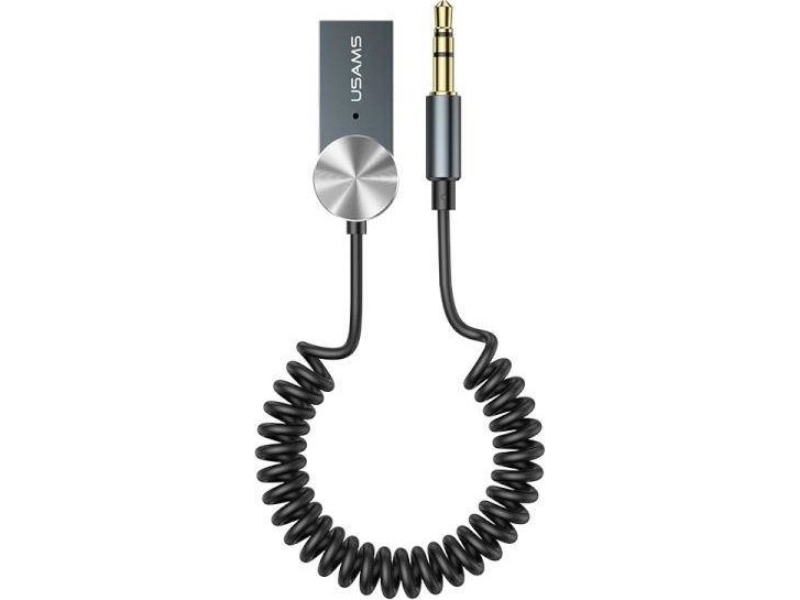 Mašininis Aux (3.5M) - Bluetooth 5.0 Audio Adapteris Usams, Juodas