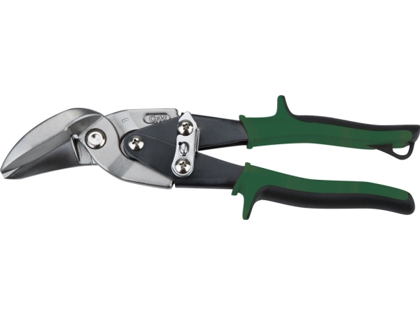 Neo Tools Lakštinio metalo žirklės 240 mm, išlenktos į dešinę