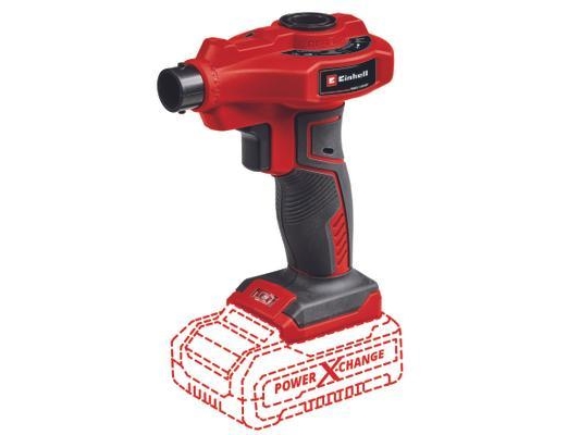 Einhell Ce-Ap 18 Li-Solo, Universel, 0,053 Bar, 670 L/Min, Sort, Rød, Batteri, 370 G - Solo