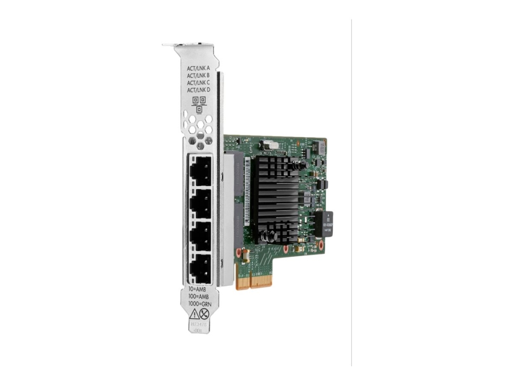 Broadcom Bcm5719 - Nätverksadapter - Pcie 2.0 X4 - Gigabit Ethernet X 4 - För Apollo 4200 Gen10  Proliant Dl20 Gen10, Dl325 Gen10, Dl360 Gen10, Dl380 Gen10, Ml30 Gen10