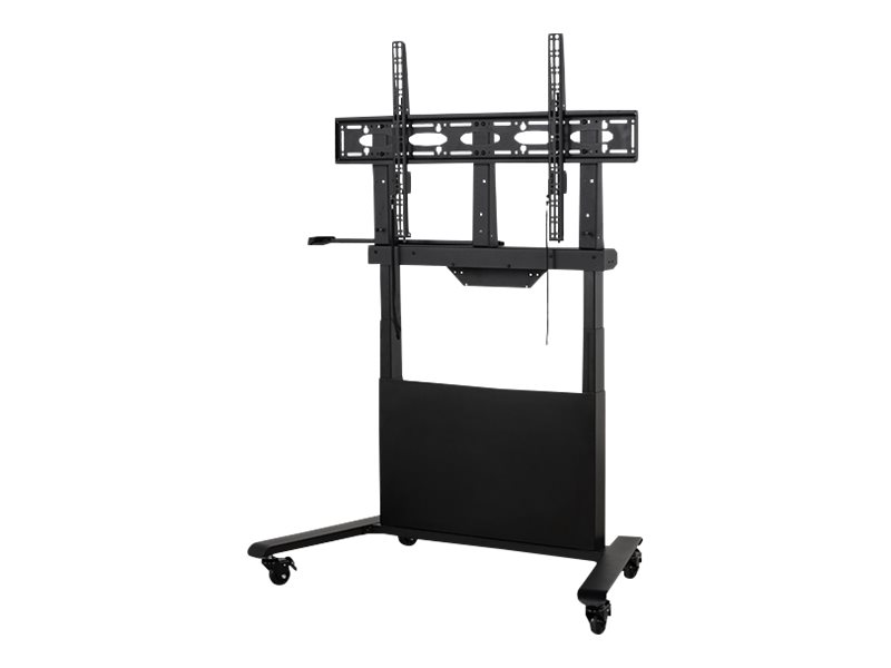 B-Tech Pro Install Bt8568 - Wagen Mit Rädern - Electric Lift - Für Interaktive Flachbildschirme/Touchscreens - Höhenverstellbar - Schwarz - Bildschir