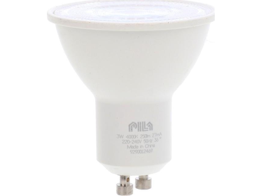 Philips Led Bulb Gu10 3w Pila Led Cw 35w Equivalent 36d Nd 1ct/10 280lm 4000k 929001246931