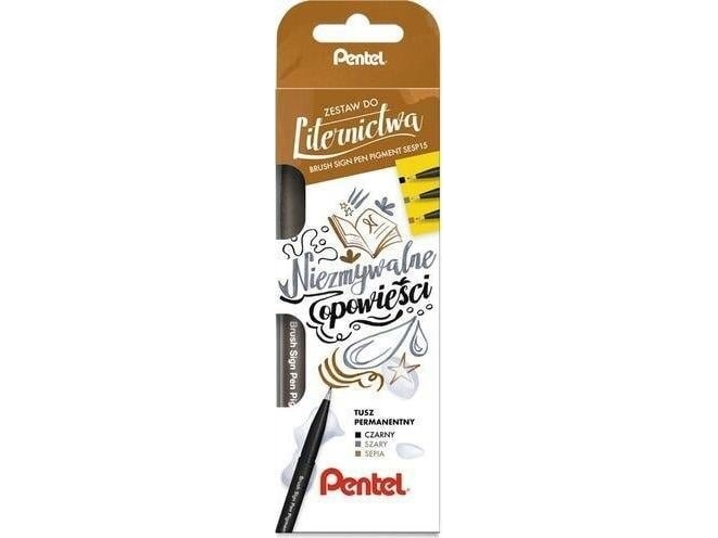 Pentel Kalligrafipenne 3 Stk