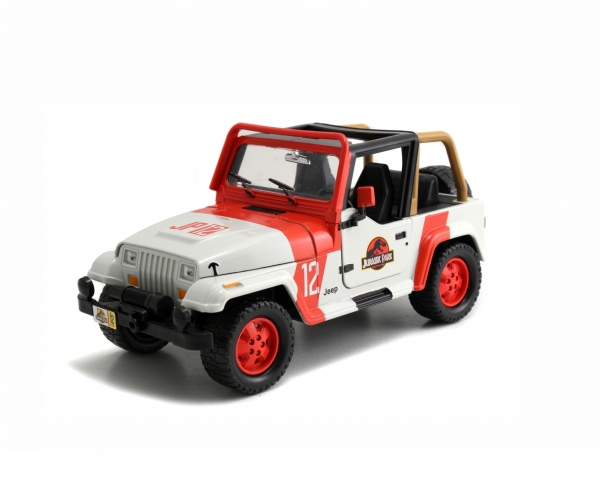 Jada Toys Jeep Wrangler, Jeep, 8 År, Rød, Hvid