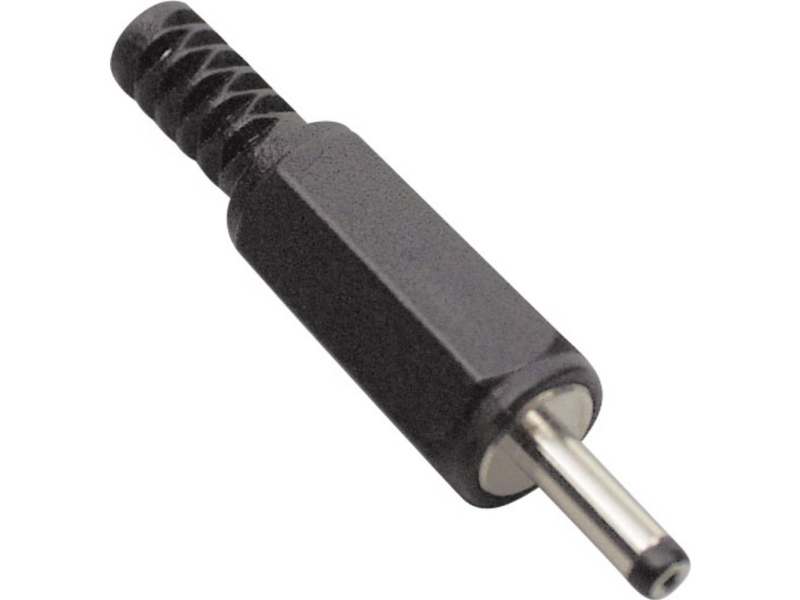 Tru Components Lavspændingsstik Stik, Lige 2.4 Mm 0.7 Mm 1 Stk