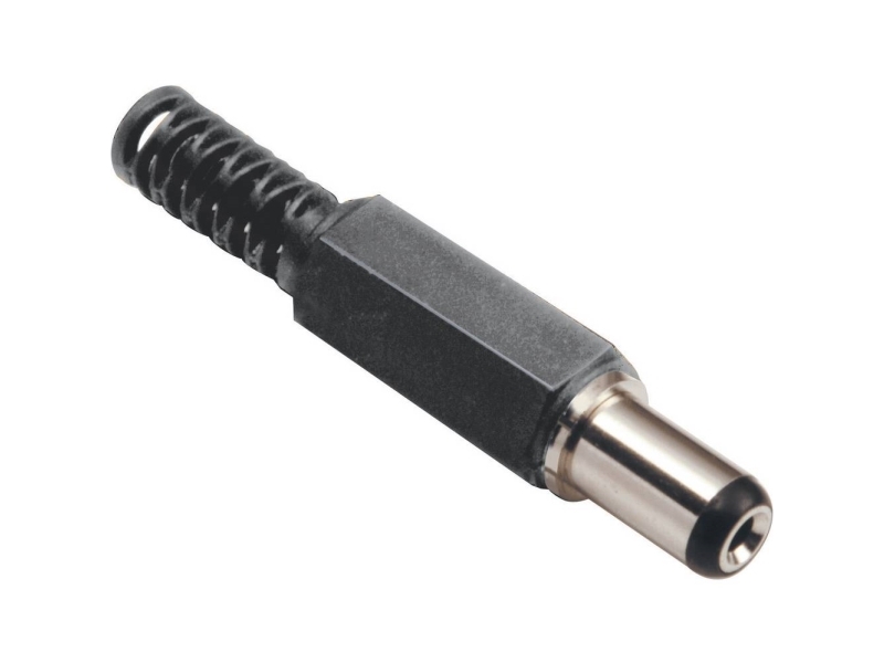Tru Components Lavspændingsstik Stik, Lige 5.5 Mm 1.75 Mm 1 Stk