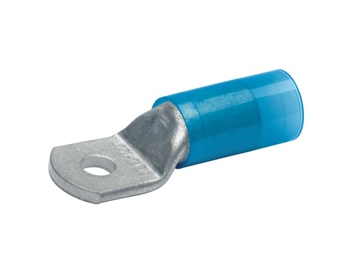 Klauke 603R6, Rohrringöse, Zinn, Gerade, Blau, Silber, Polyamide (Pa), 16 Mm²