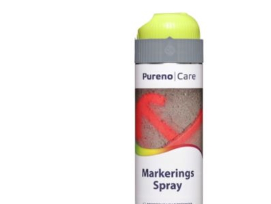 Pureno Markierungsspray 500Ml - Gelb Für Die Markierung Von Straßen, Gebäuden, Tunneln, Usw.