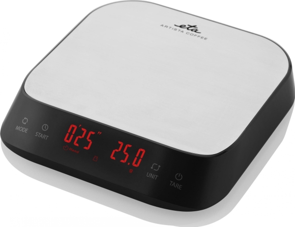 Eta Eta877790000, Elektronisk Køkkenvægt, 3 Kg, 0,1 G, Sølv, Rustfrit Stål, Bordplade