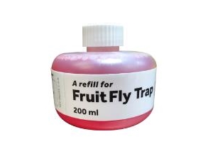 Insektbekæmpelse lokkemiddel refill 200ml rød til Tanaco Proff frugtfluefælde,200 ml x 12 stk/krt
