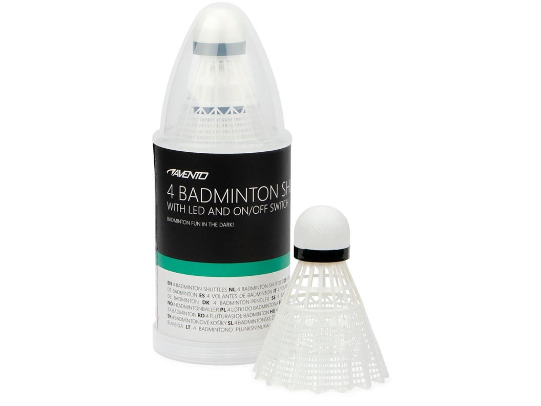 Badmintono Skrajukės Avento 46Sg Nailon. 4Vnt Led