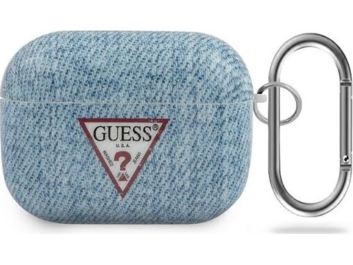 Guess Guacaptpujullb Airpods Pro Cover Blå/Lyseblå Jeans Collection