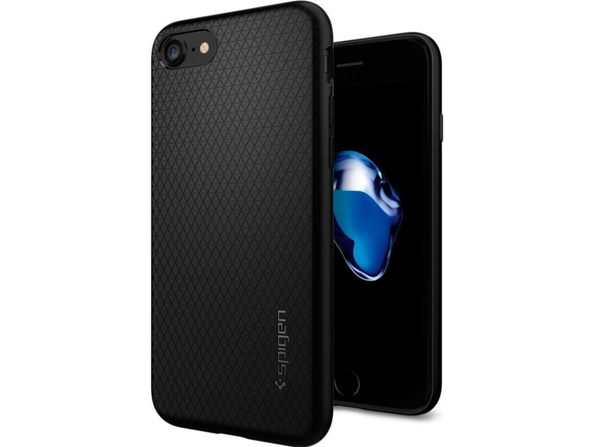 Spigen Liquid Armor, Cover, Apple, Iphone 7, 11,9 Cm (4.7"), Schwarz