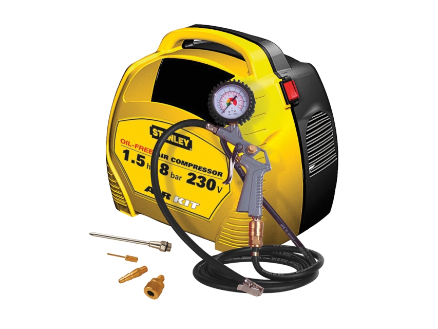 Kompressor 230V/50Hz 1100W L32.5Xb25.5H33cm Mit Schlauch, Pumpenpistole Und Nippel, 1 St
